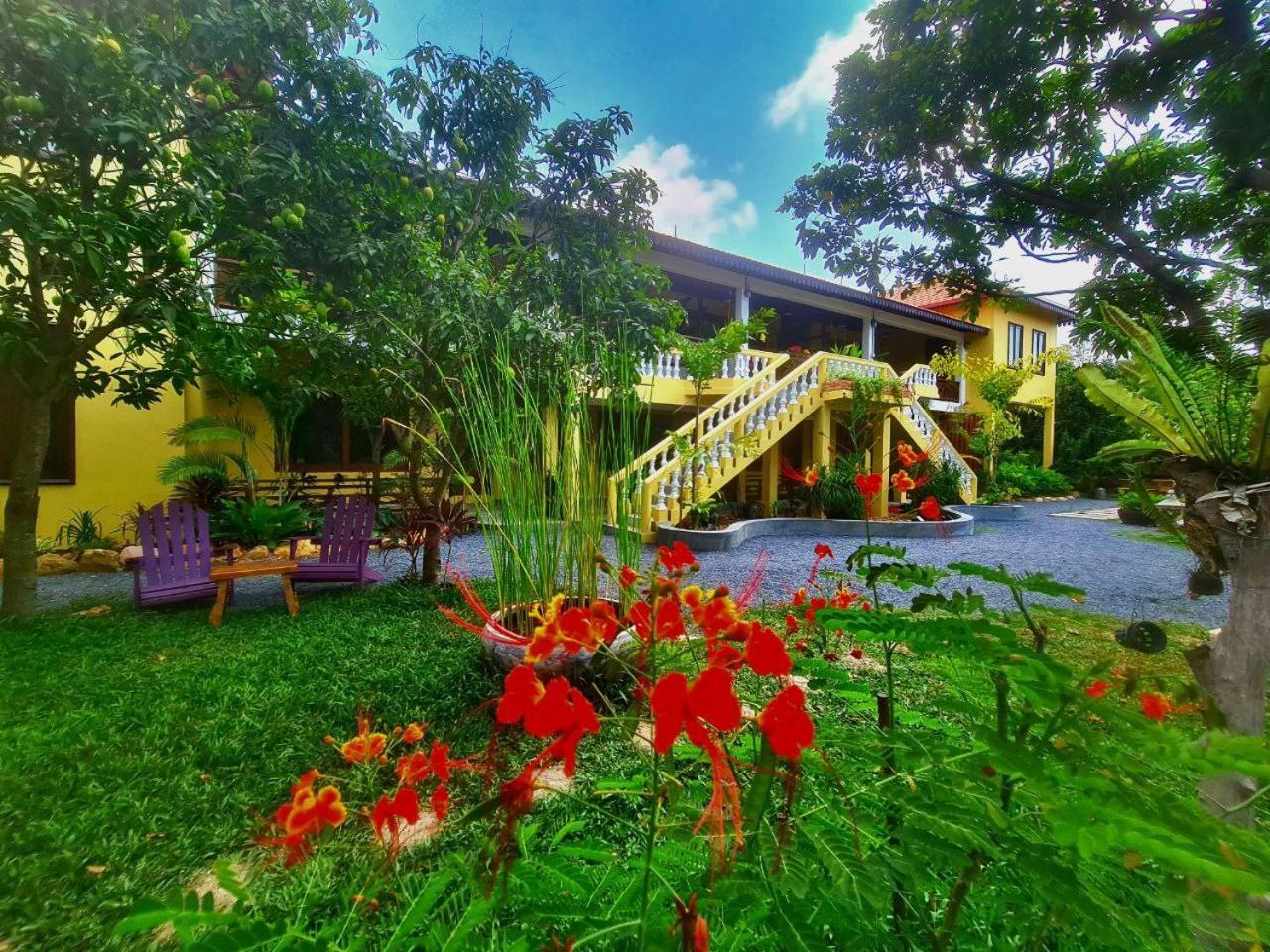 Villa Romduol Kampot Exterior foto